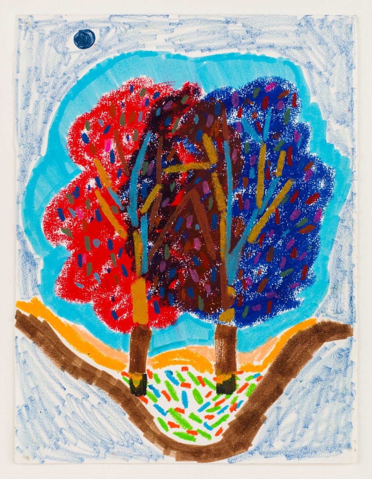 Shara Hughes, Overlap, 2017