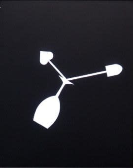 Benjamin Hirte, heart glass shovel clock, 2012