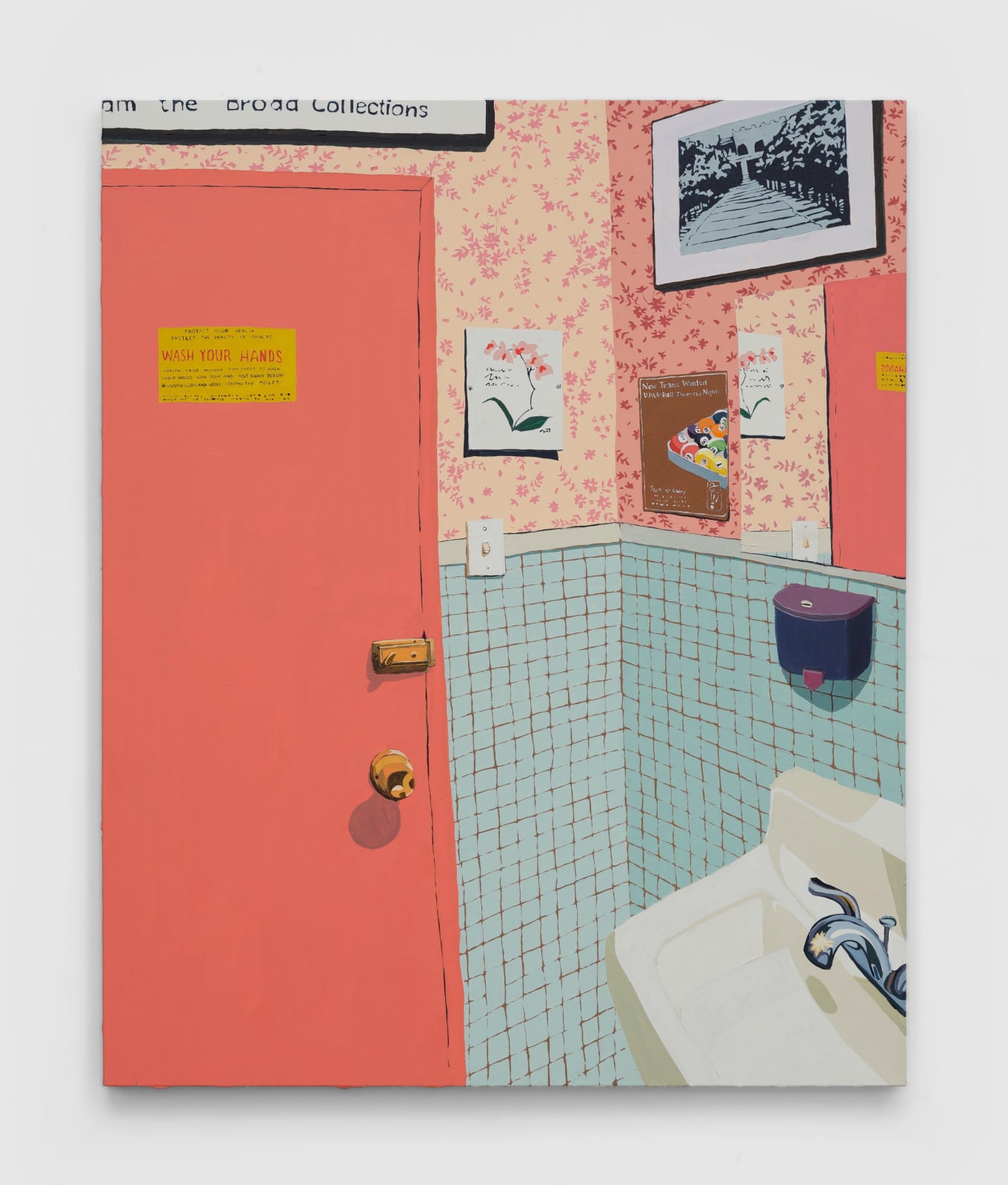Hilary Pecis, Bar Bathroom, 2022
