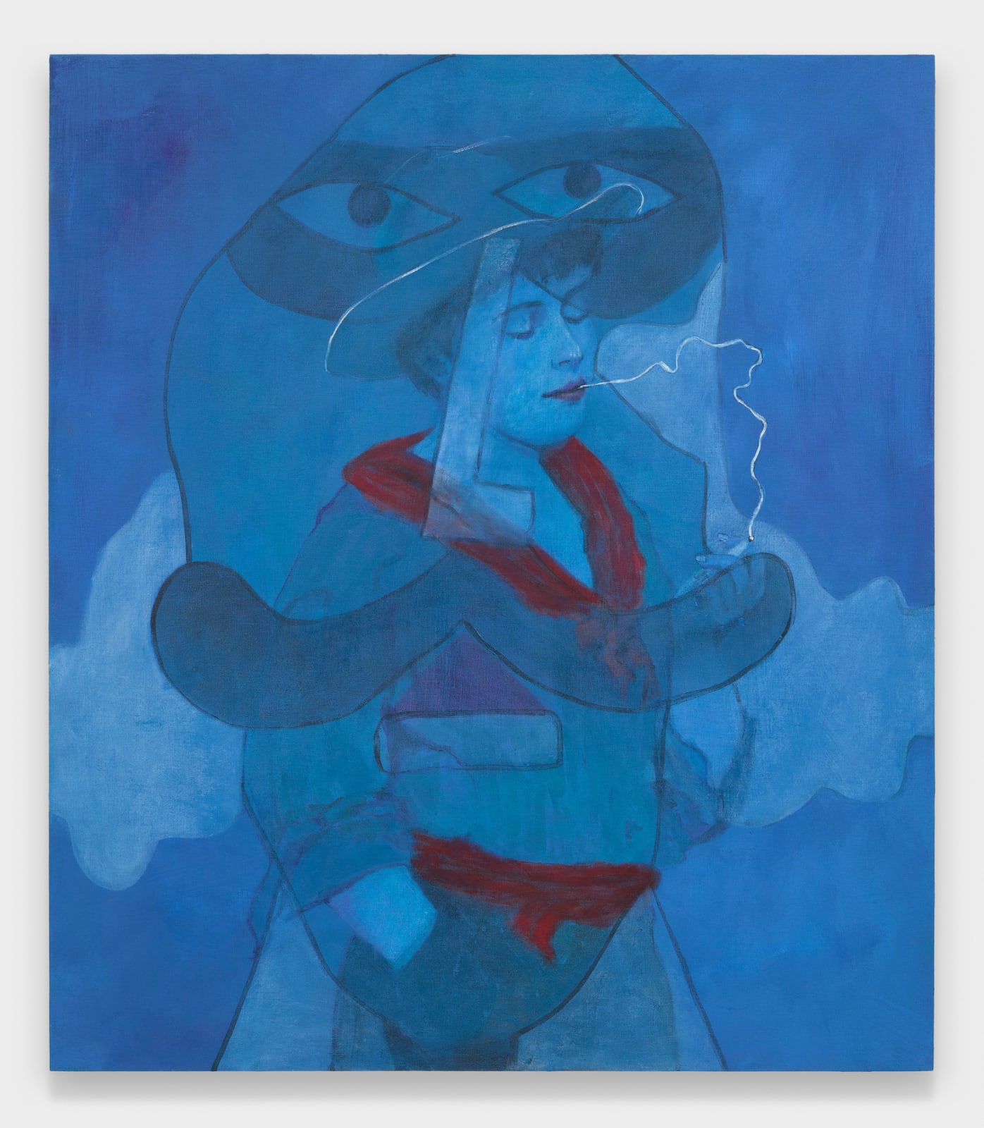 Joshua Petker, Blue Smoker, 2022