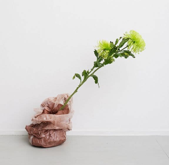 Win McCarthy, Wet Pot w/ Grandma's Funeral Flowers, 2013