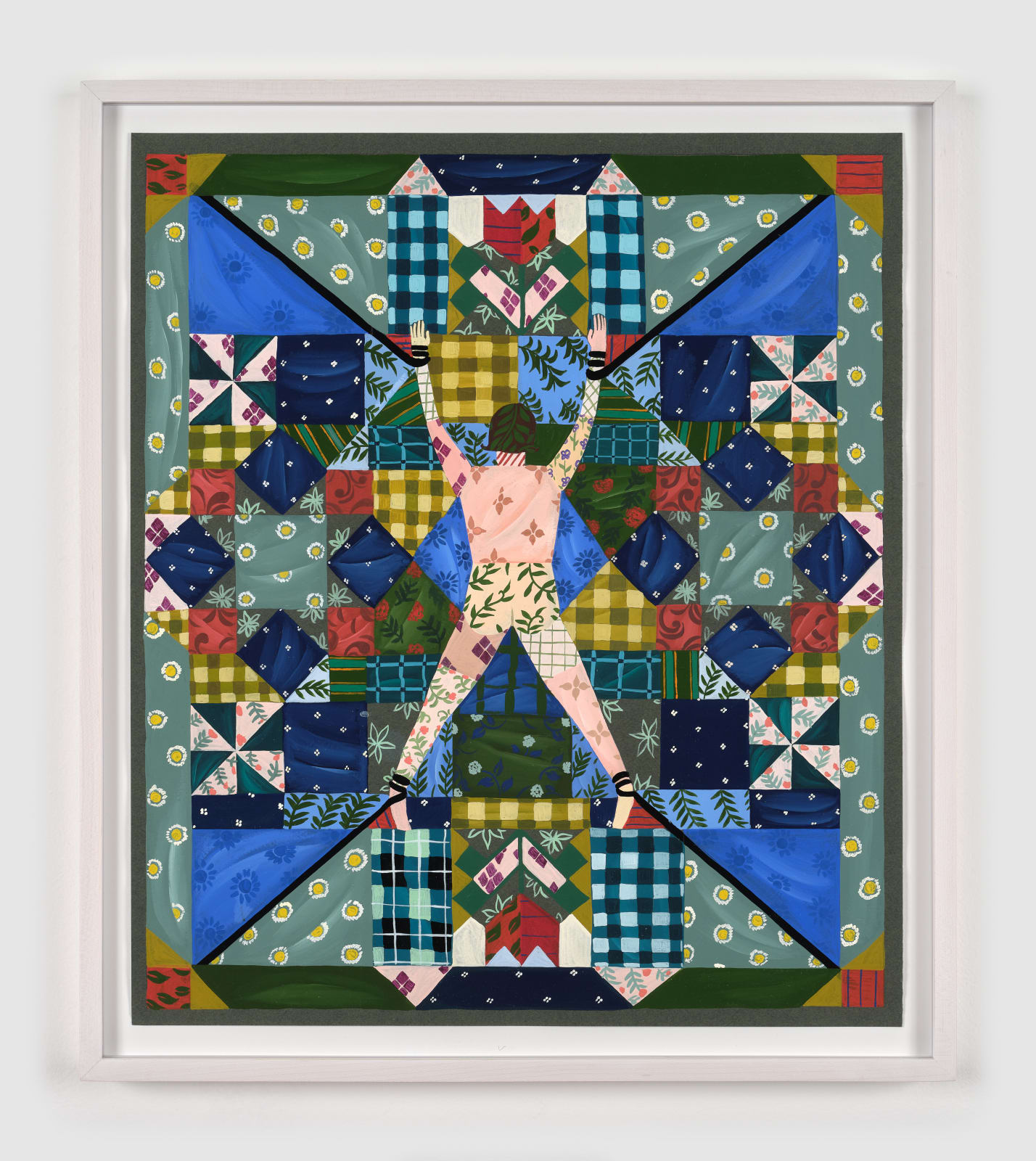 Anne Buckwalter, Quilt Study (Spread Eagle), 2025