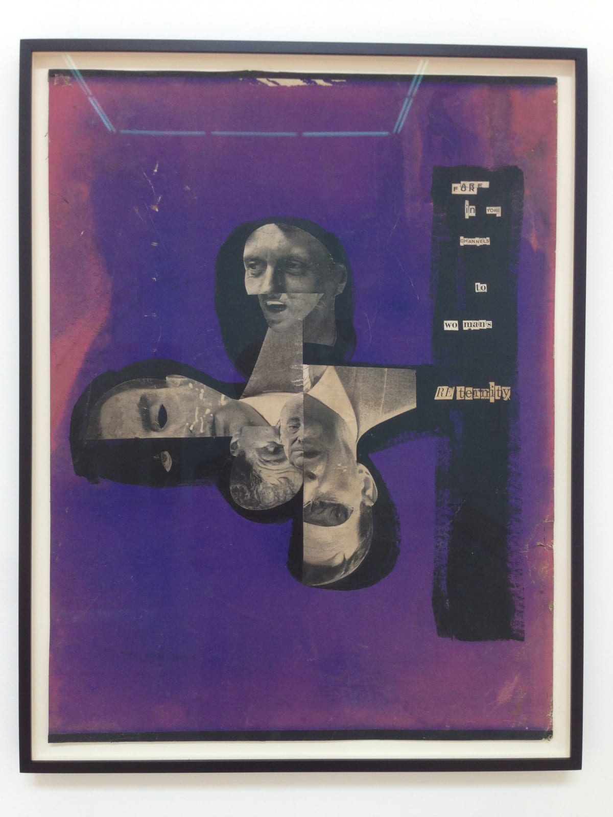 Stan VanDerBeek, Untitled (Facescapes), 1964-65