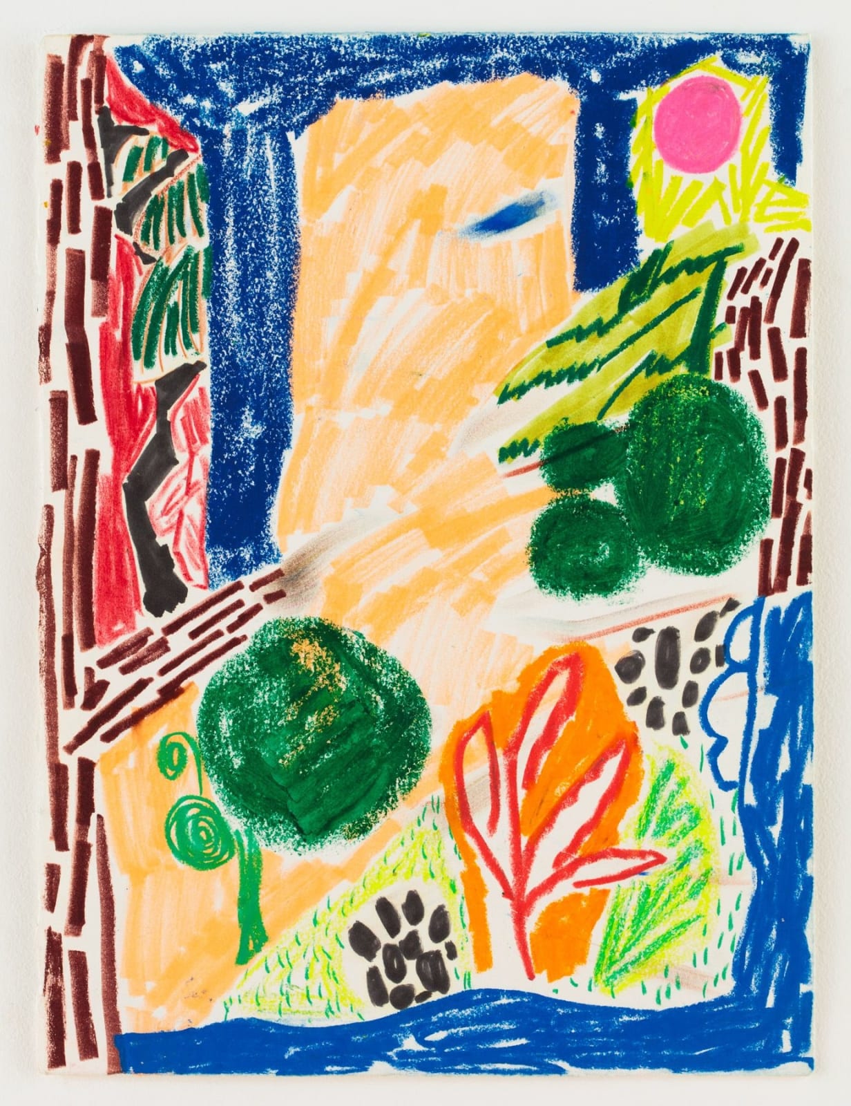 Shara Hughes, Blue Jungle, 2015