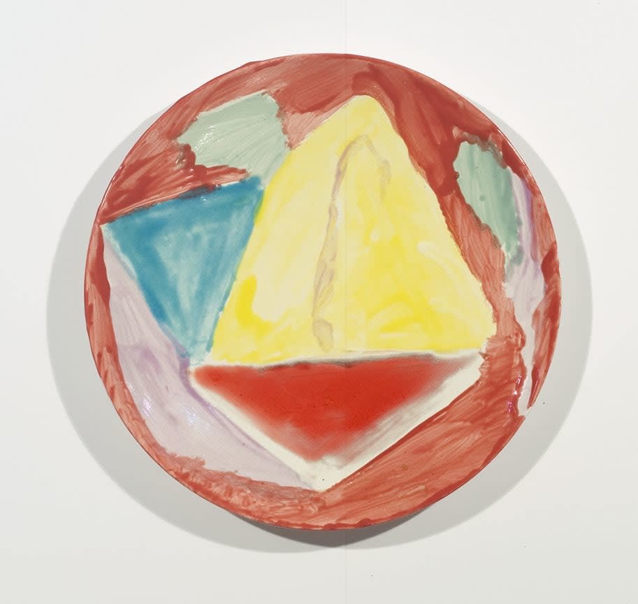 Allison Katz, Lion's Den Plate, 2010