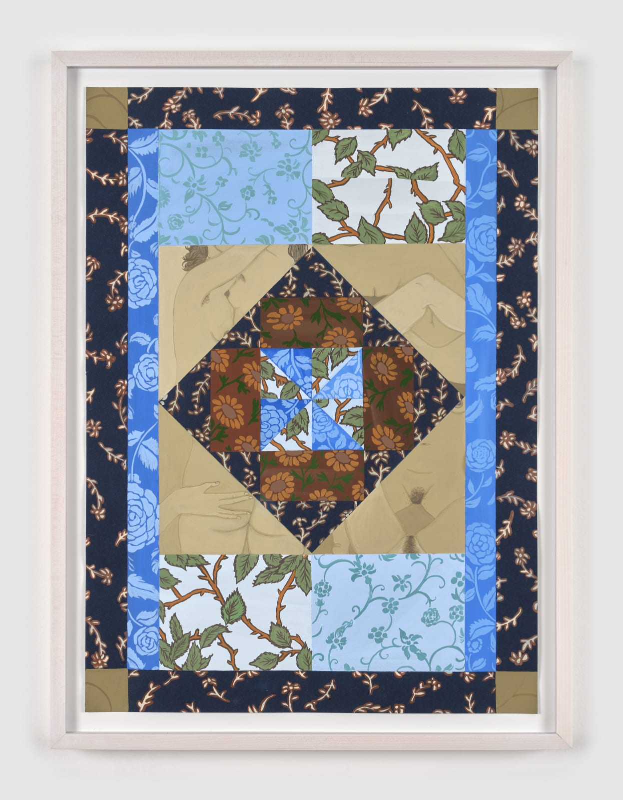 Anne Buckwalter, Quilt Study (Double Diamond), 2025