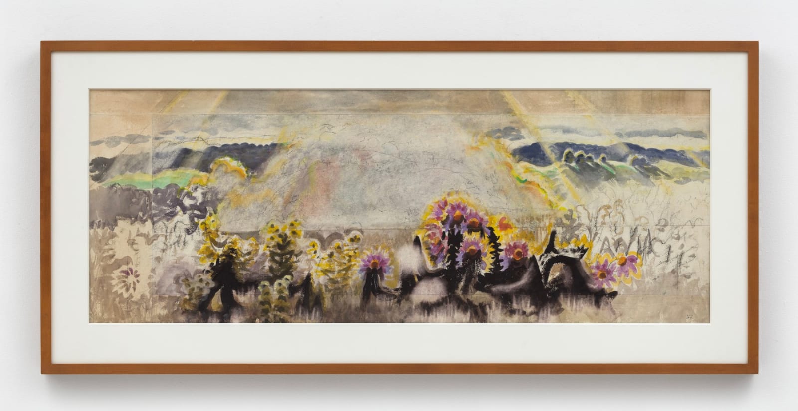 Charles Burchfield, Lower Part of Sunburst, 1960-63