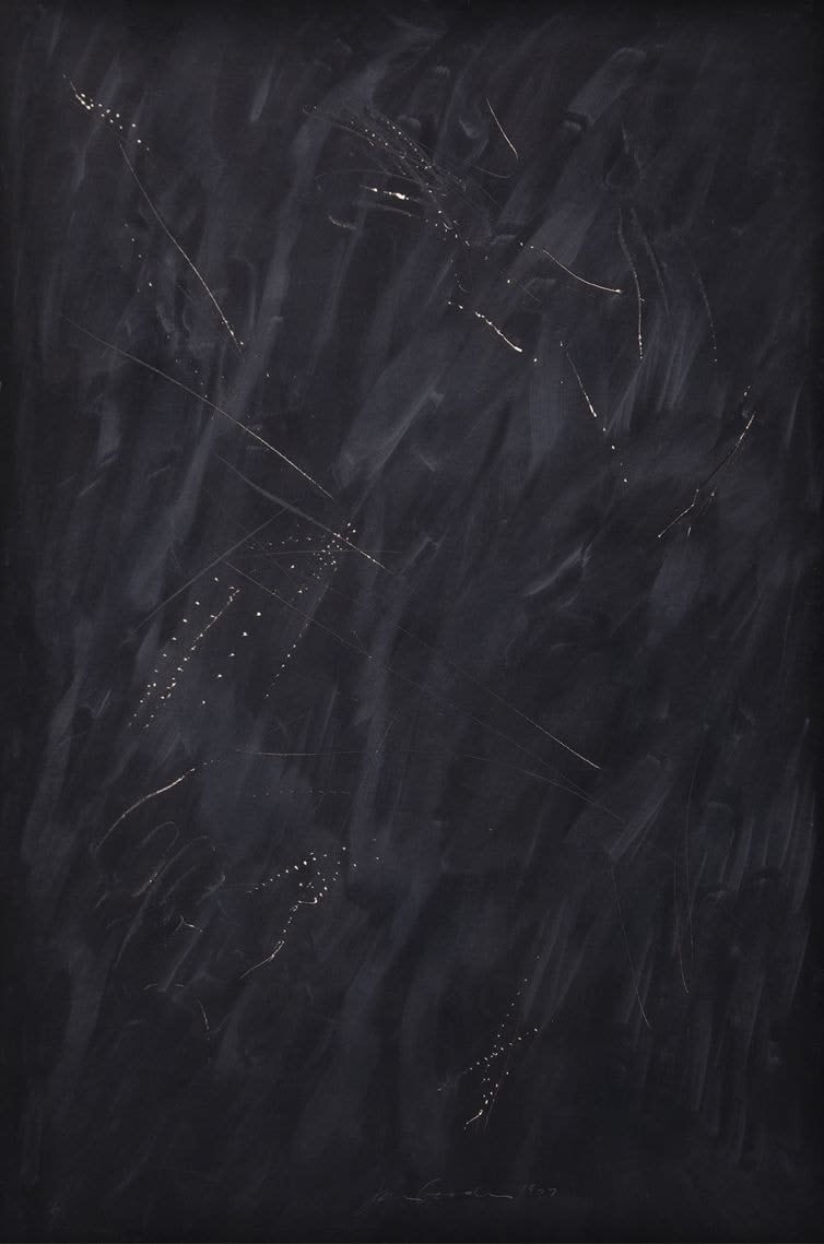 Joe Goode, Black Drawing 6, 1977