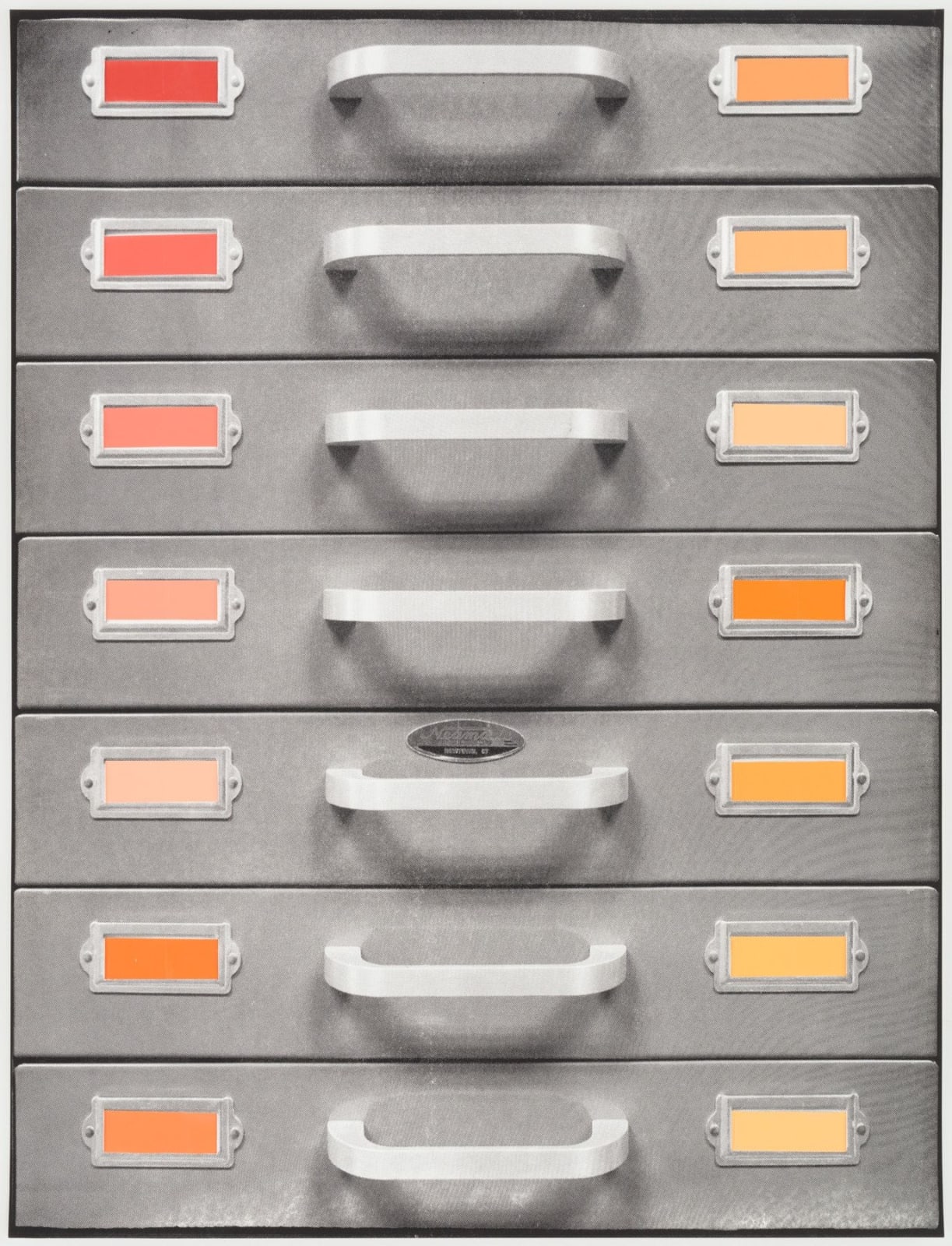 Pam Lins, she swipes shallow space by the slide drawer (slide drawer #1), 2018