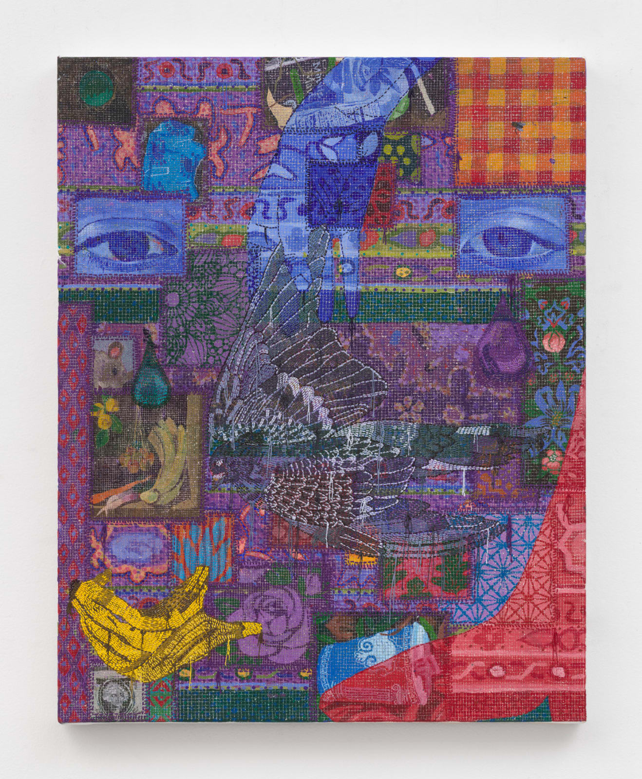 Talia Levitt, Unswept Floor, a Color Wheel, 2023