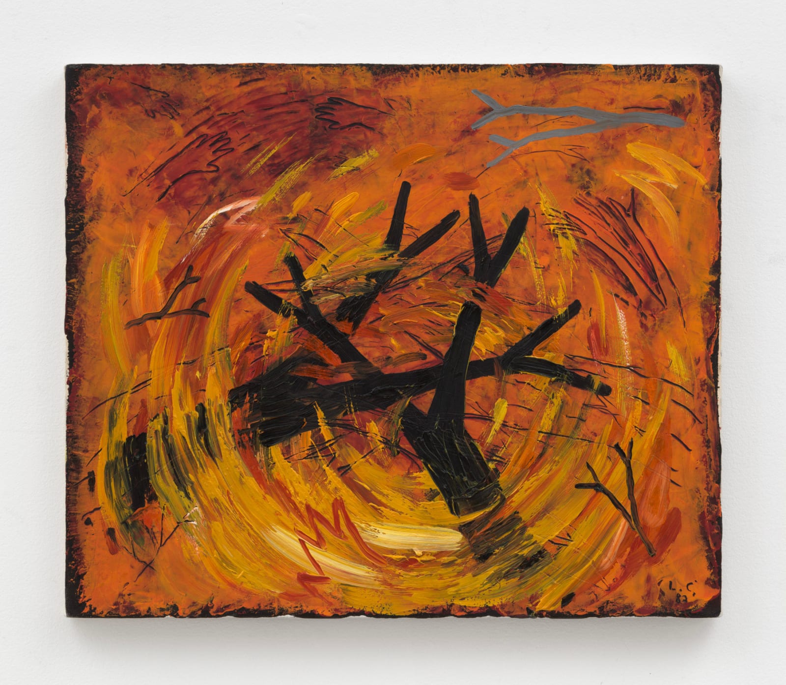 Louisa Chase, Untitled (Fire Study), 1983