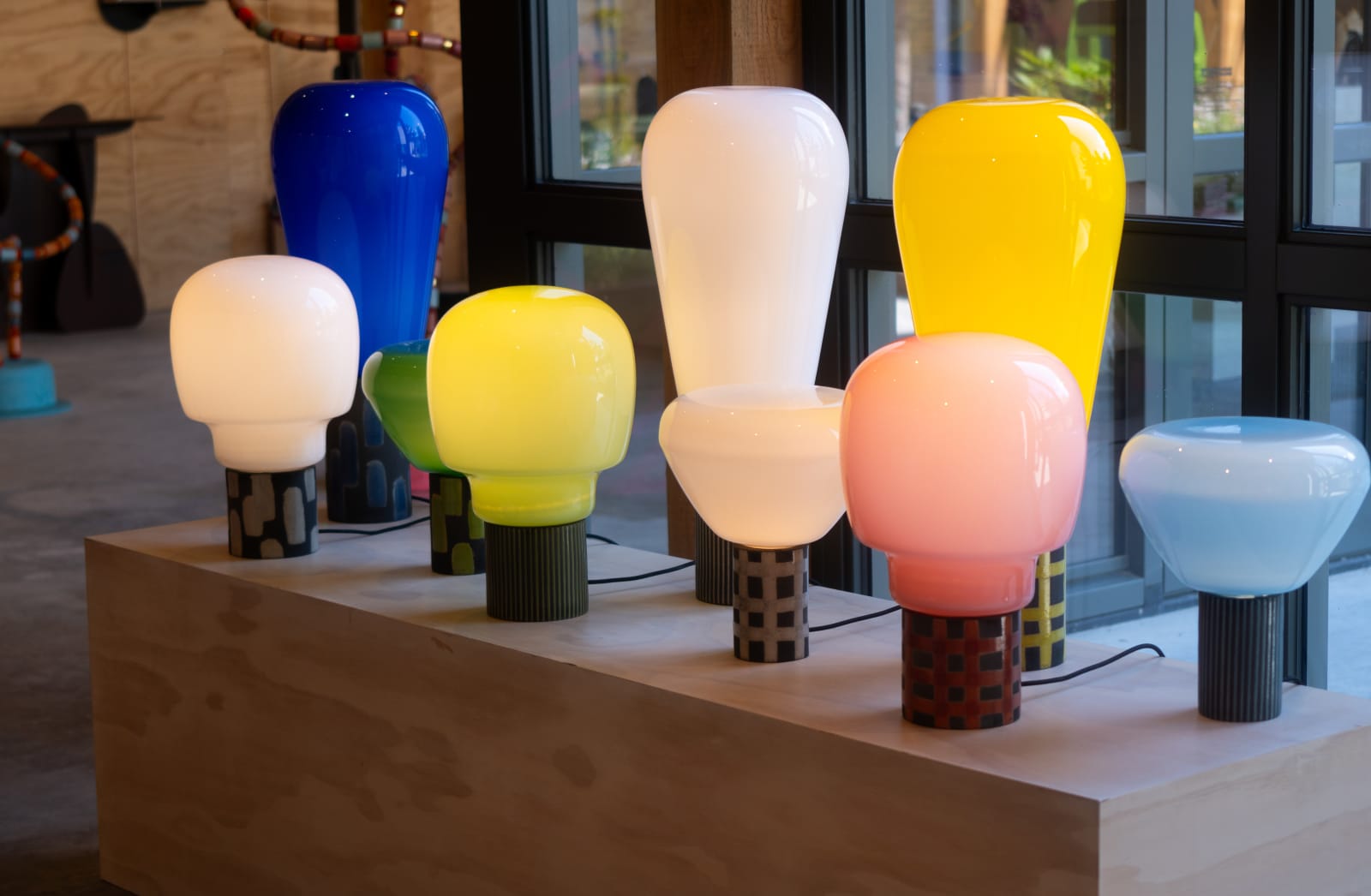 Kiki van Eijk, RAKU Sprouts Light object L yellow