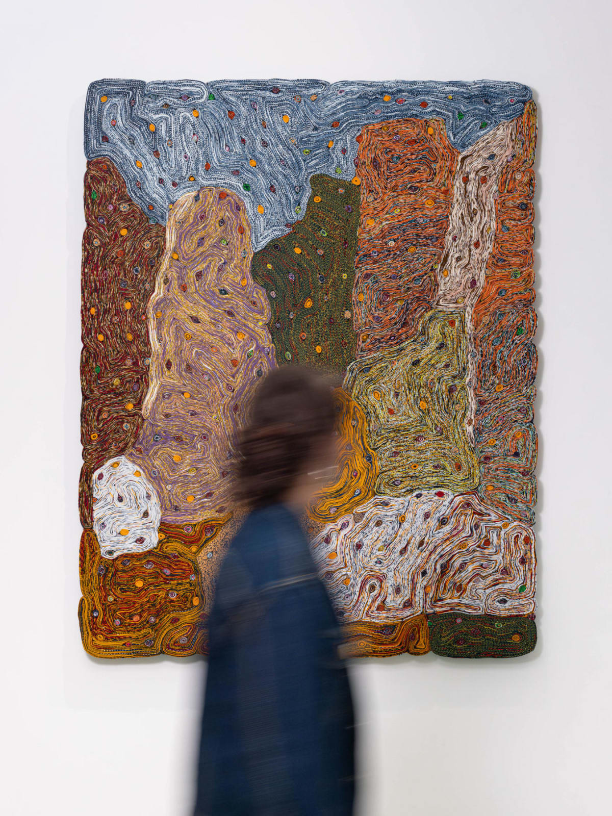 Simone Post, Confetti amid Rocks and a River #1