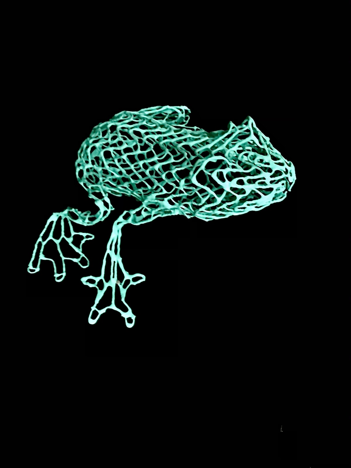 Eka Acosta, EDTIONS - Frog Turquoise, 2021