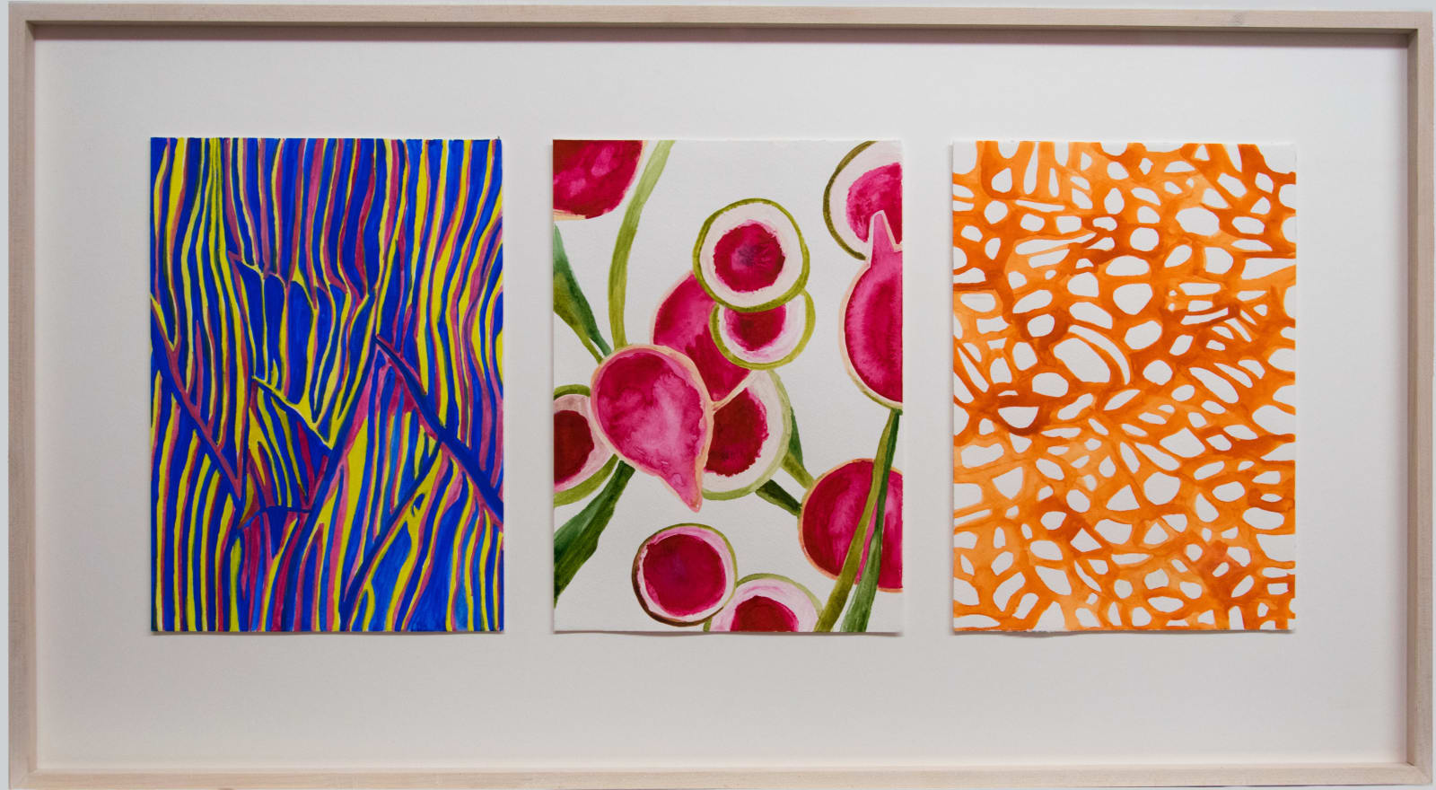 Christina de Korte, طبيعة - Natuur, triptych