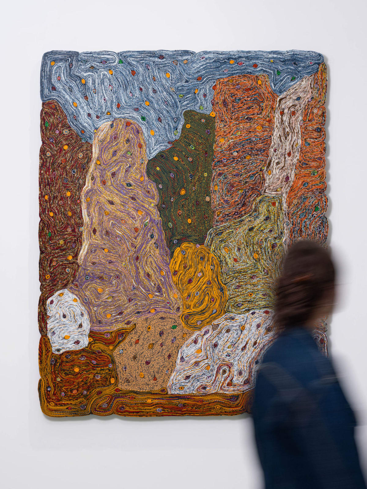 Simone Post, Confetti amid Rocks and a River #1