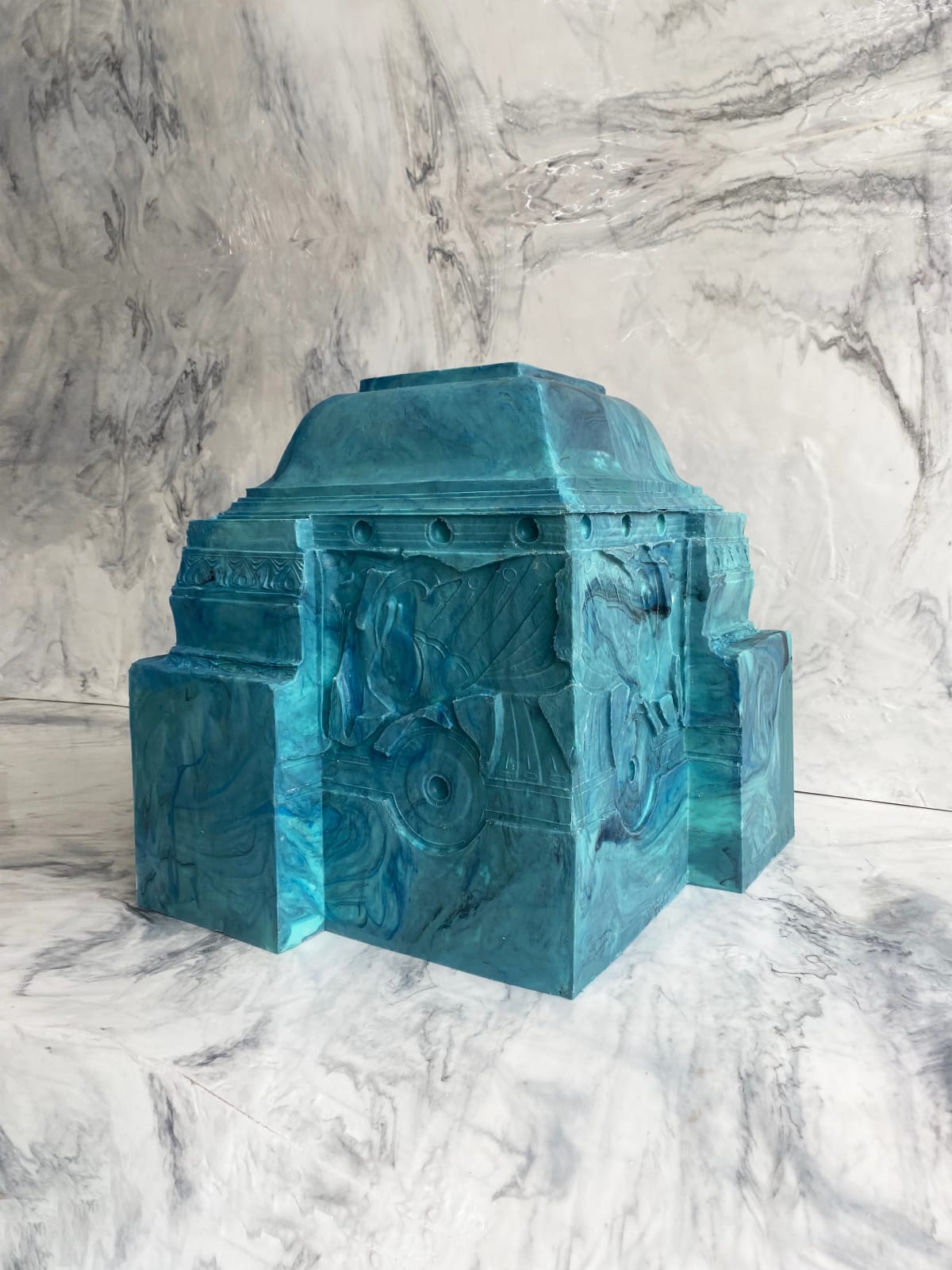 Nynke Koster, UM 1800 (Marble sea blue look)