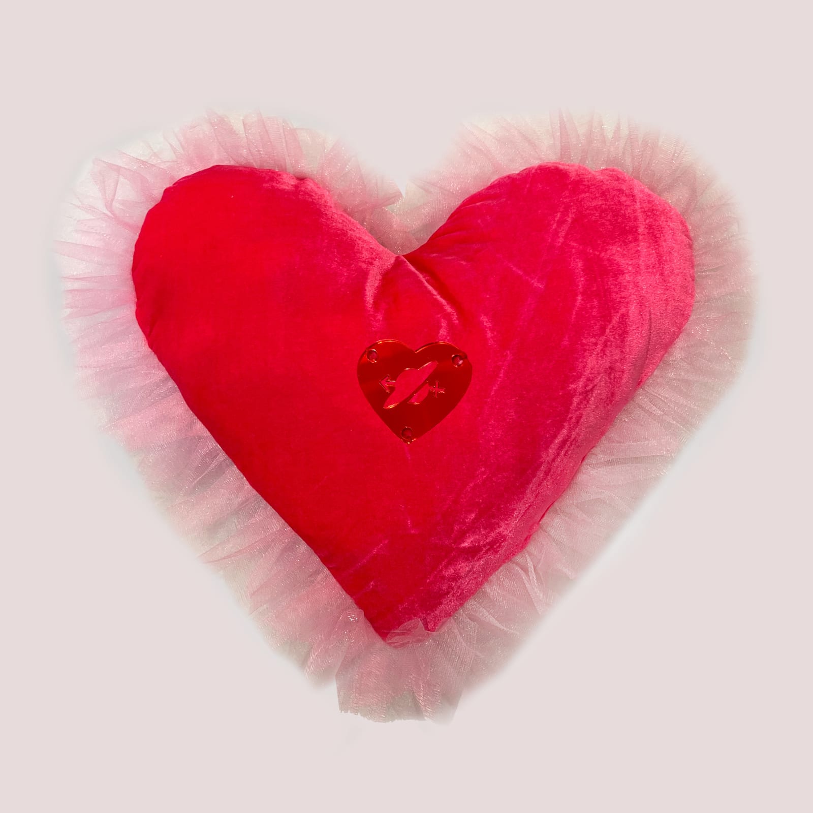Yamuna Forzani, Large Plexi Heart Pillow