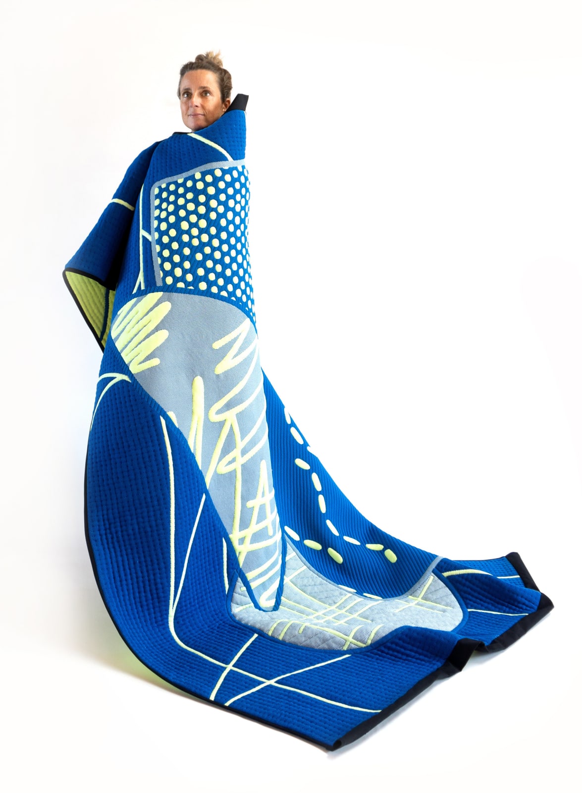 Kiki van Eijk, Raku knit! Blue glaze