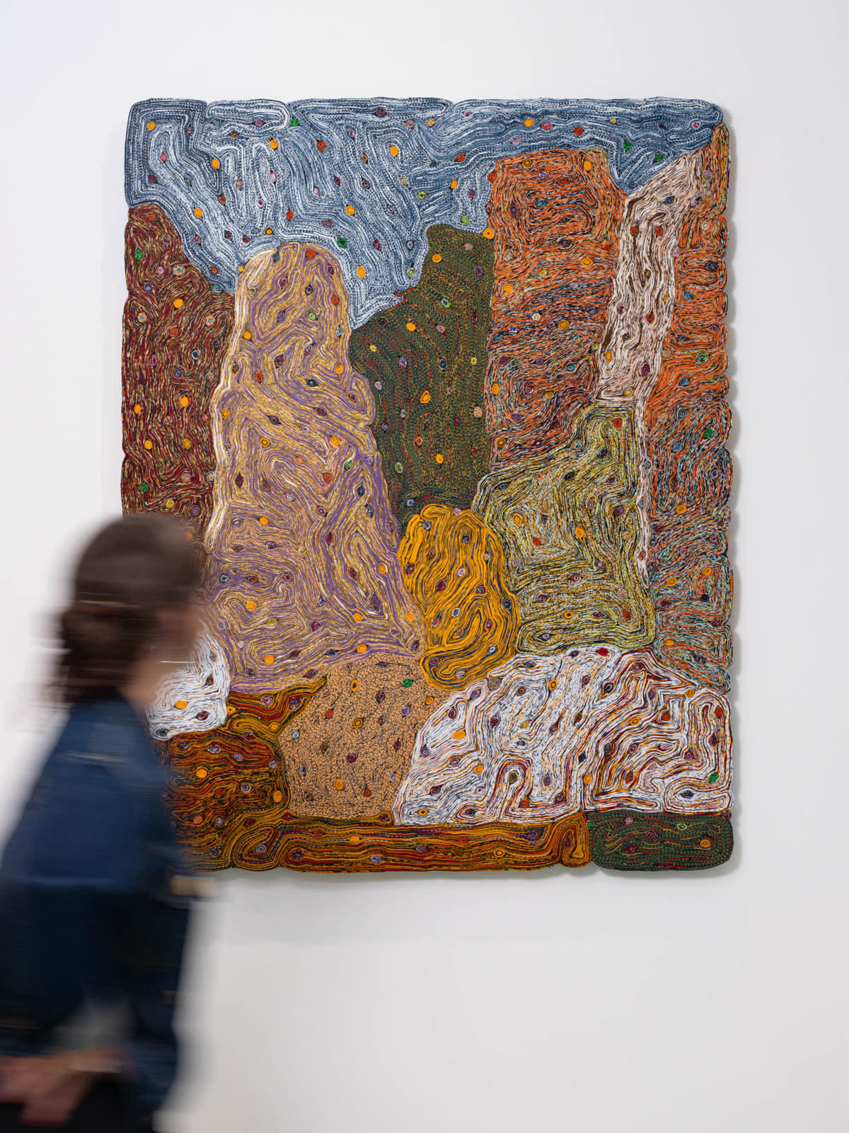 Simone Post, Confetti amid Rocks and a River #1