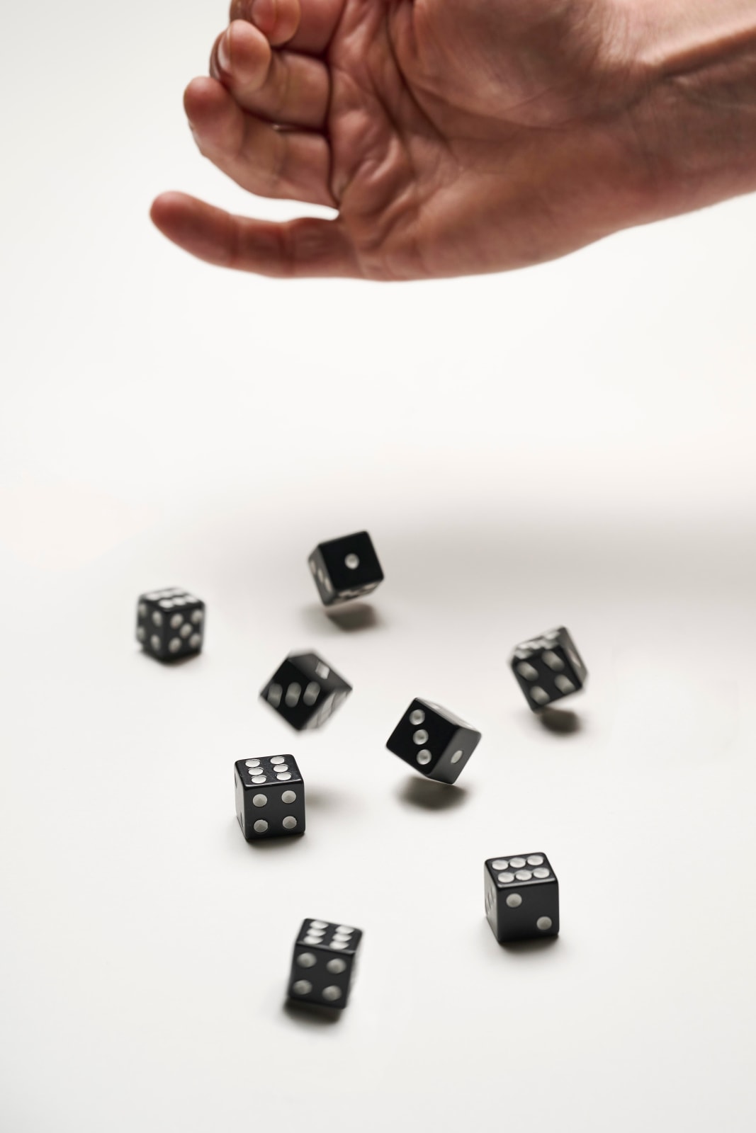 Diederik Schneemann, Lucky Dice - Bag black with white dots
