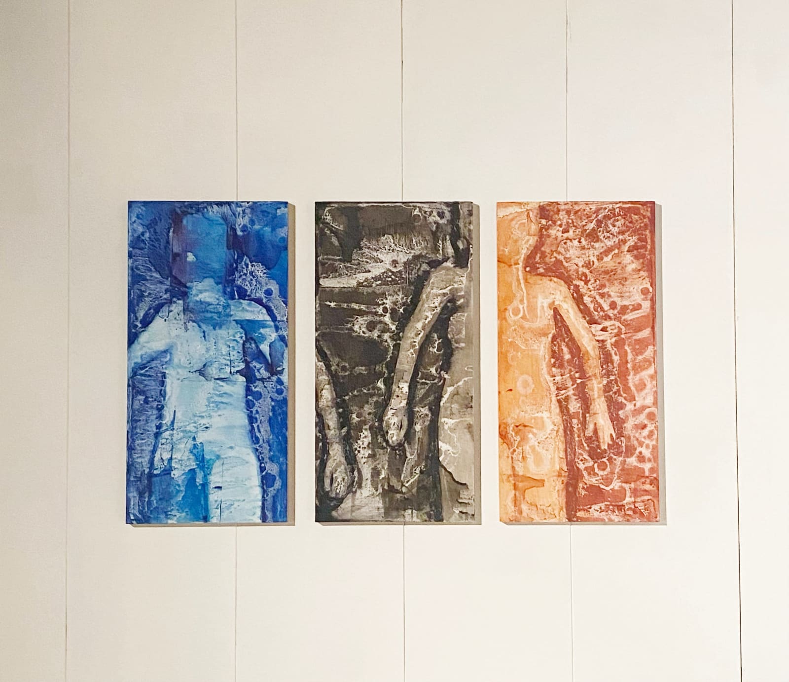 Indra Joachimsthal, "Black" part of the triptych Bodies: blue, black and red