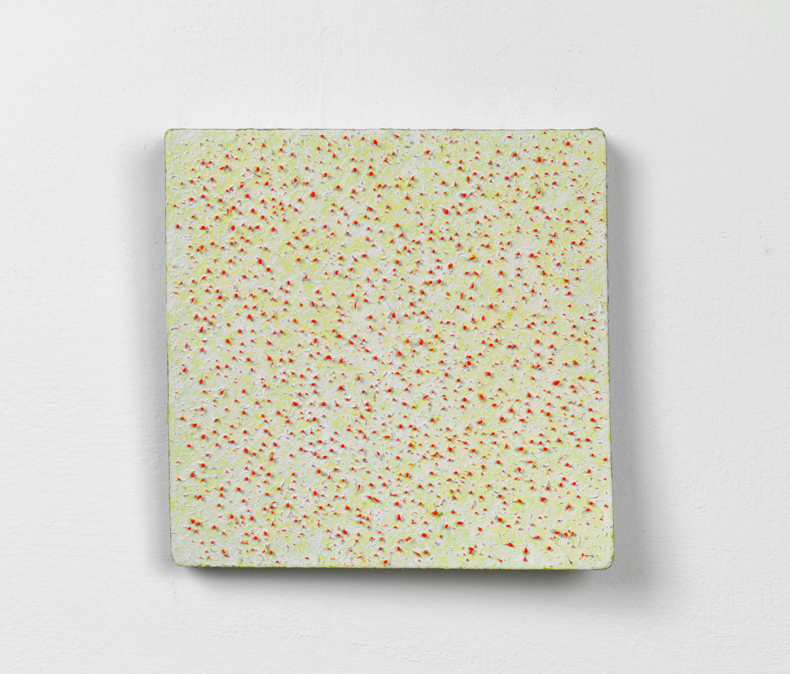 Beppe Kessler, Pink dots, zigzag canvas
