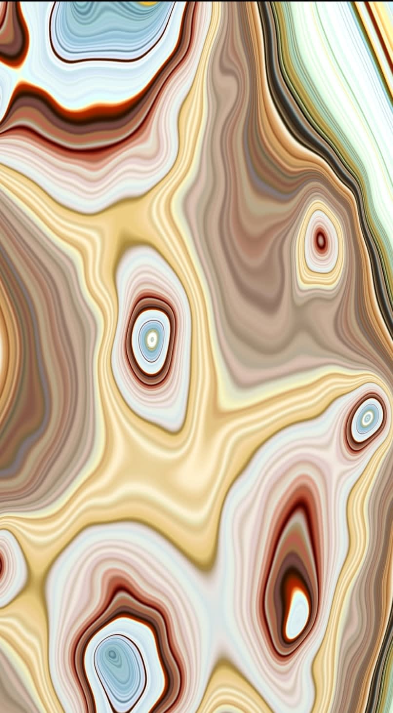 Studio Irma, Life is organic - Blue Brown Geode