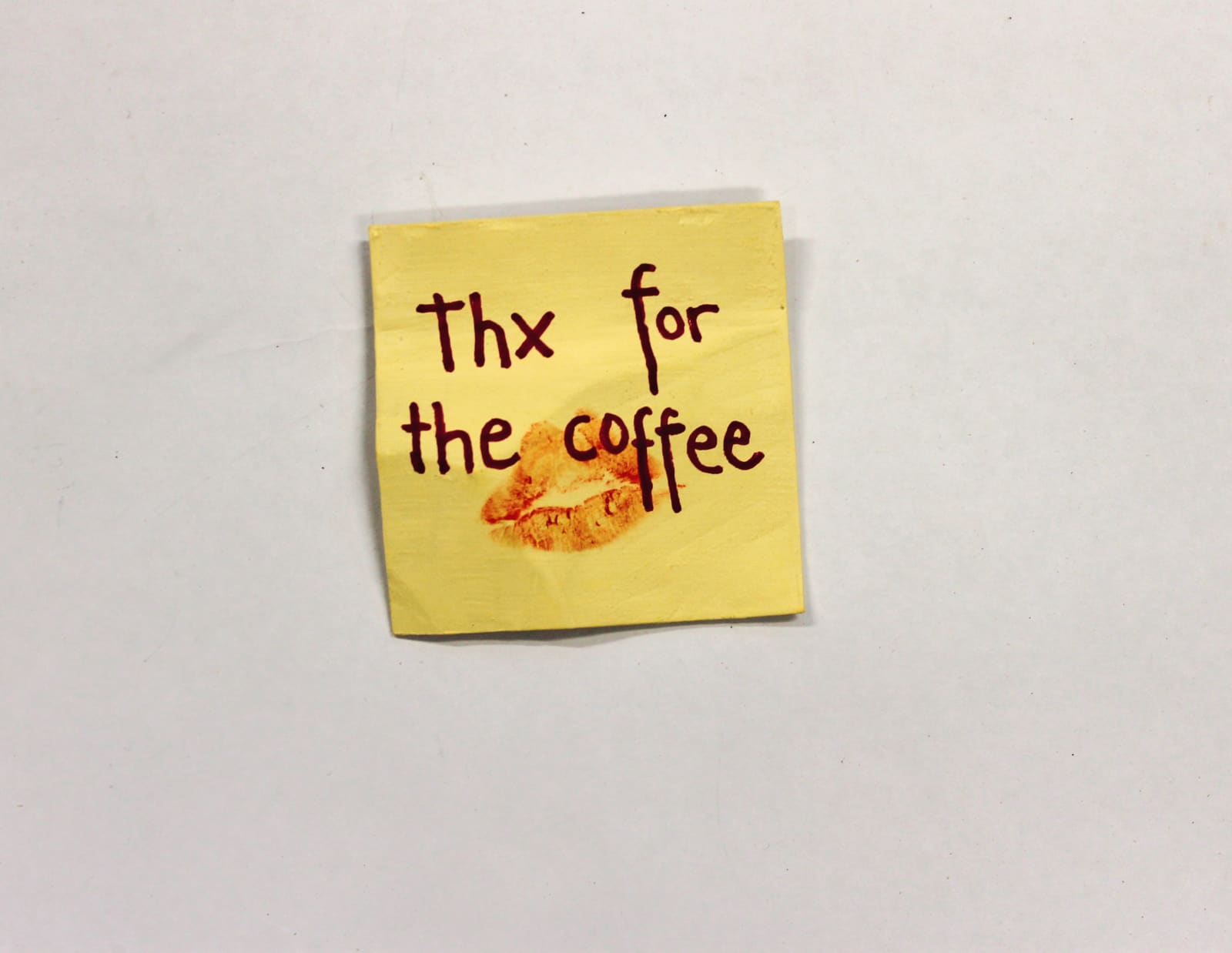 Jessi Strixner, Post its - Thx for the coffee