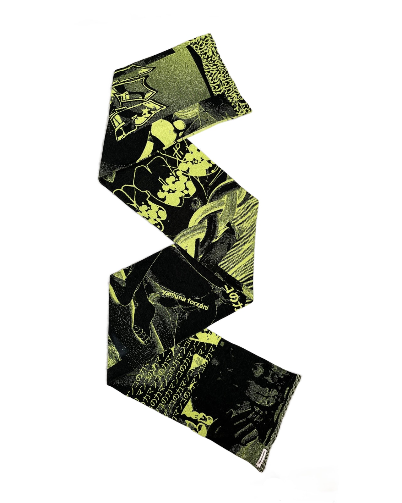 Yamuna Forzani, Green Scarf 01