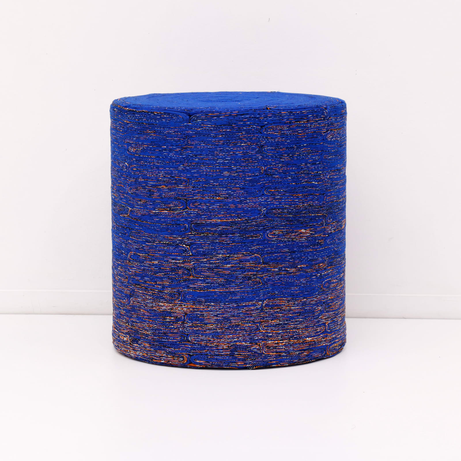 Simone Post, Soft Stool - Blue