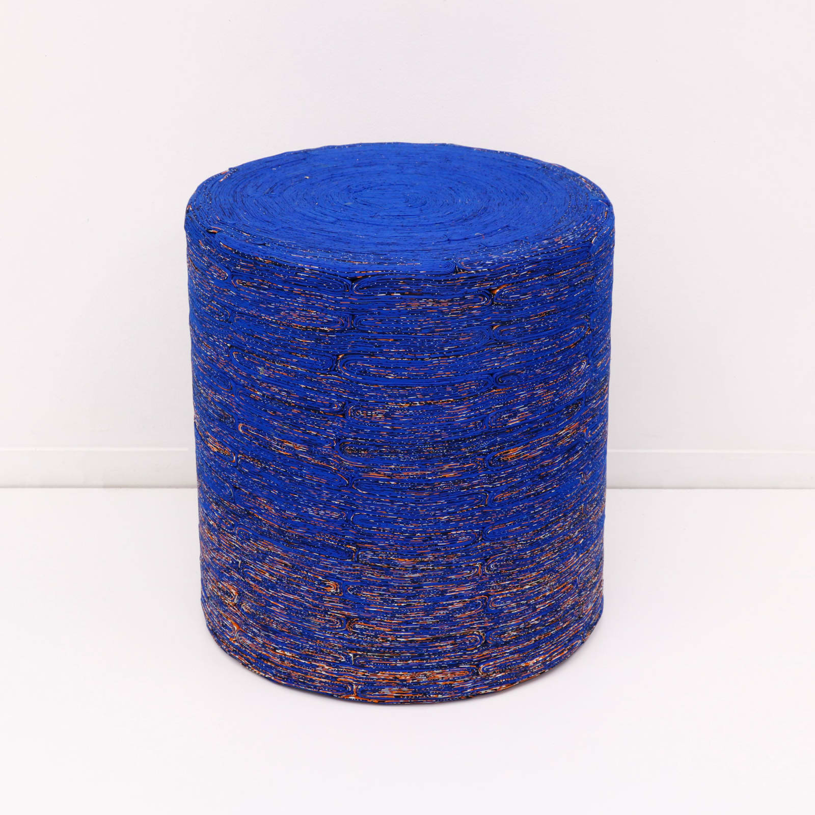 Simone Post, Soft Stool - Blue