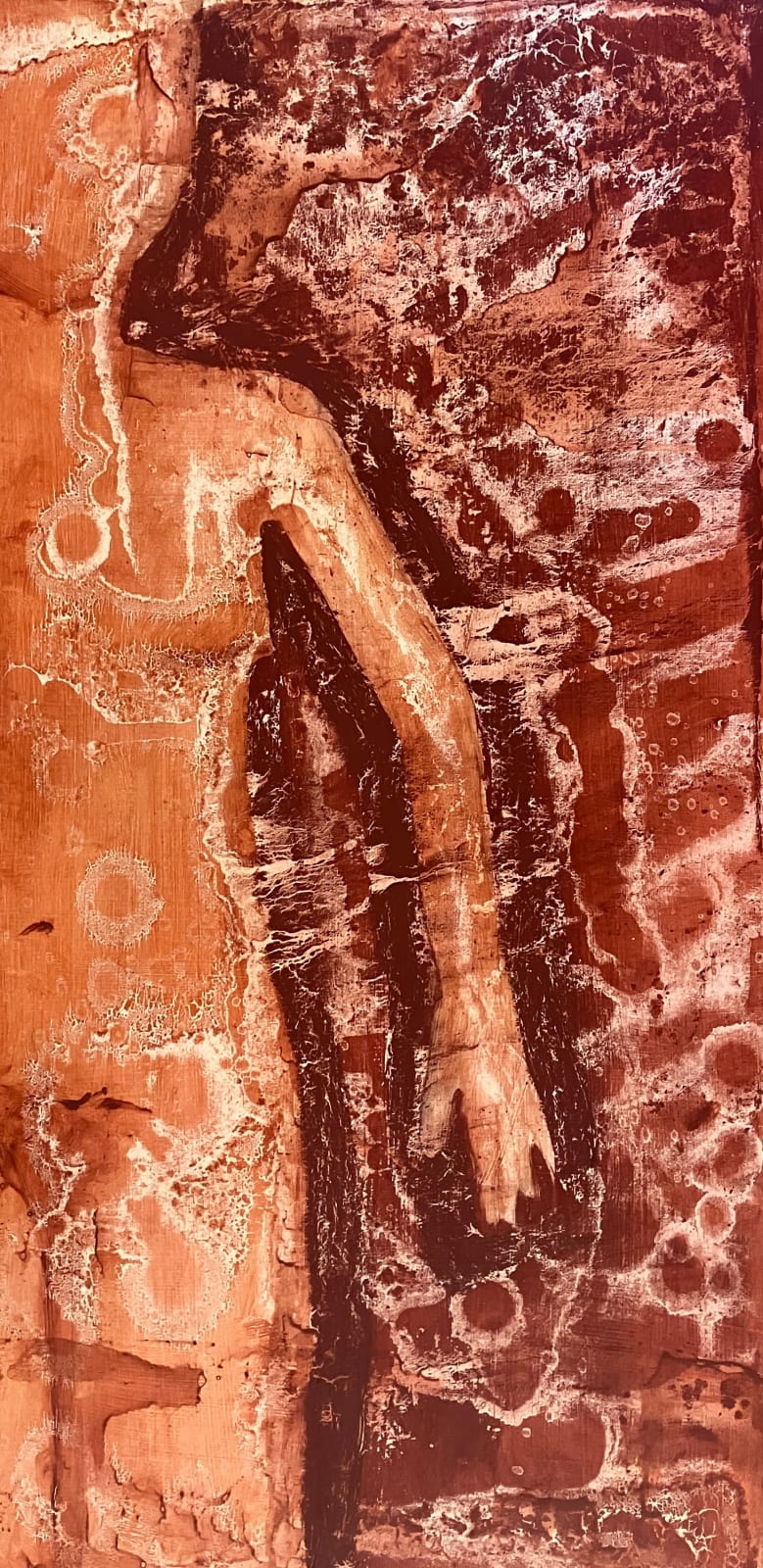 Indra Joachimsthal, "Red" part of the triptych Bodies: blue, black and red