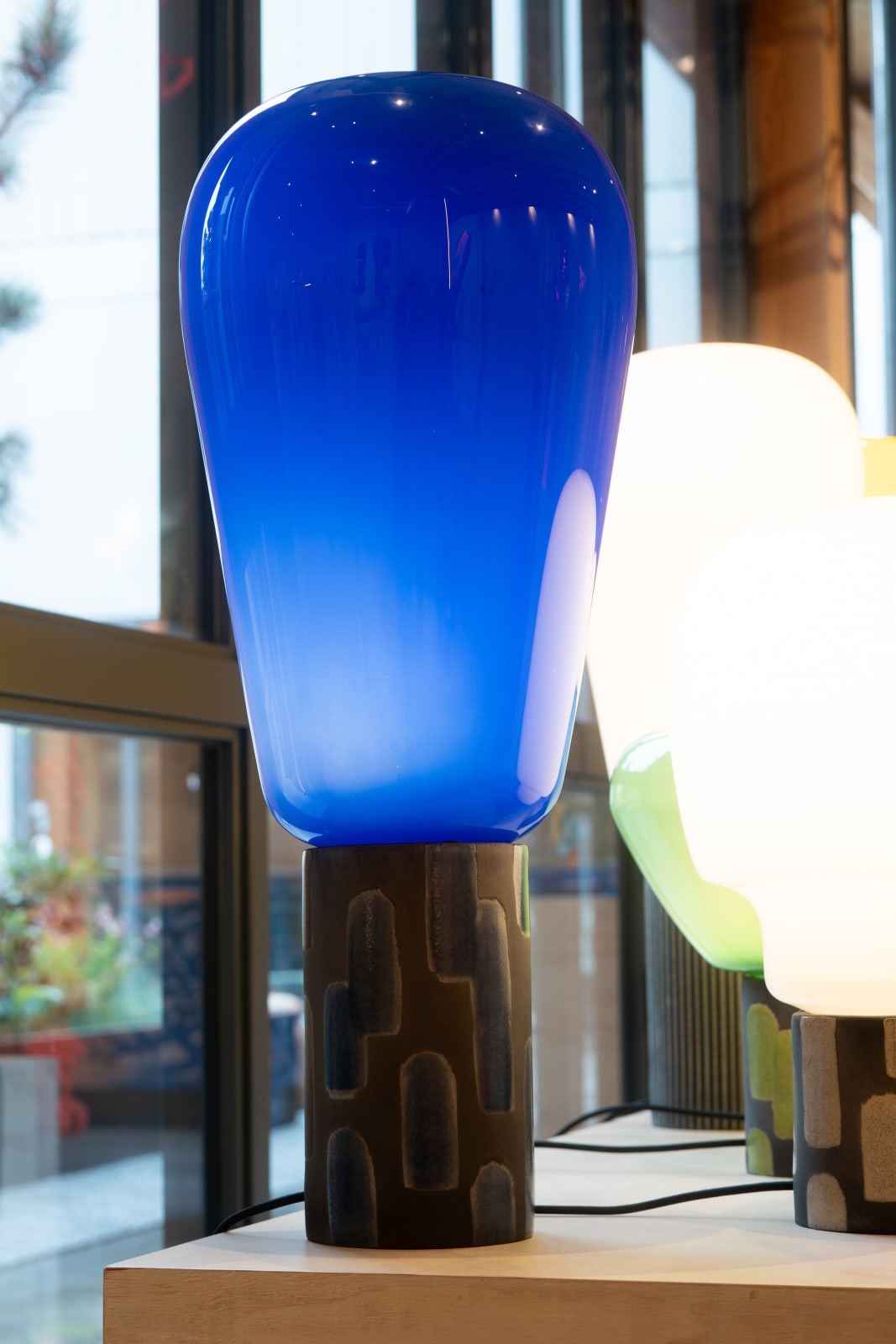 Kiki van Eijk, RAKU Sprouts Light object L blue