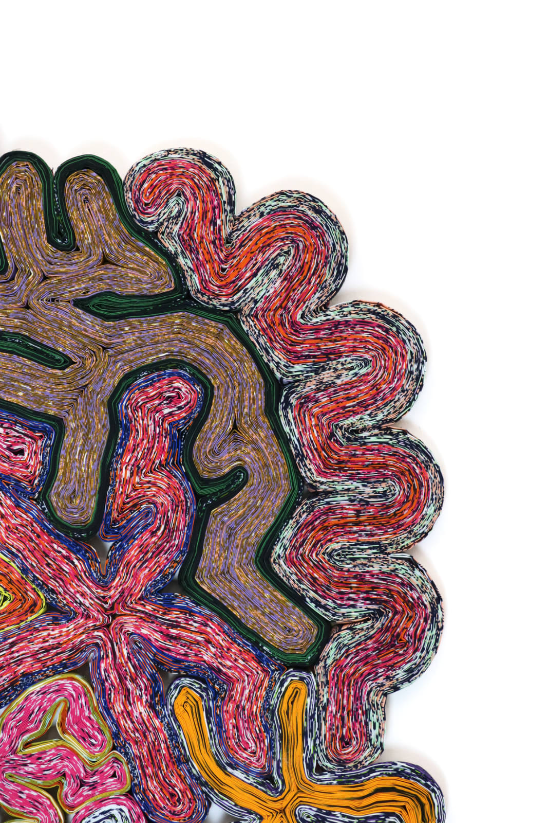 Simone Post, Flowerfield - Pink Totem