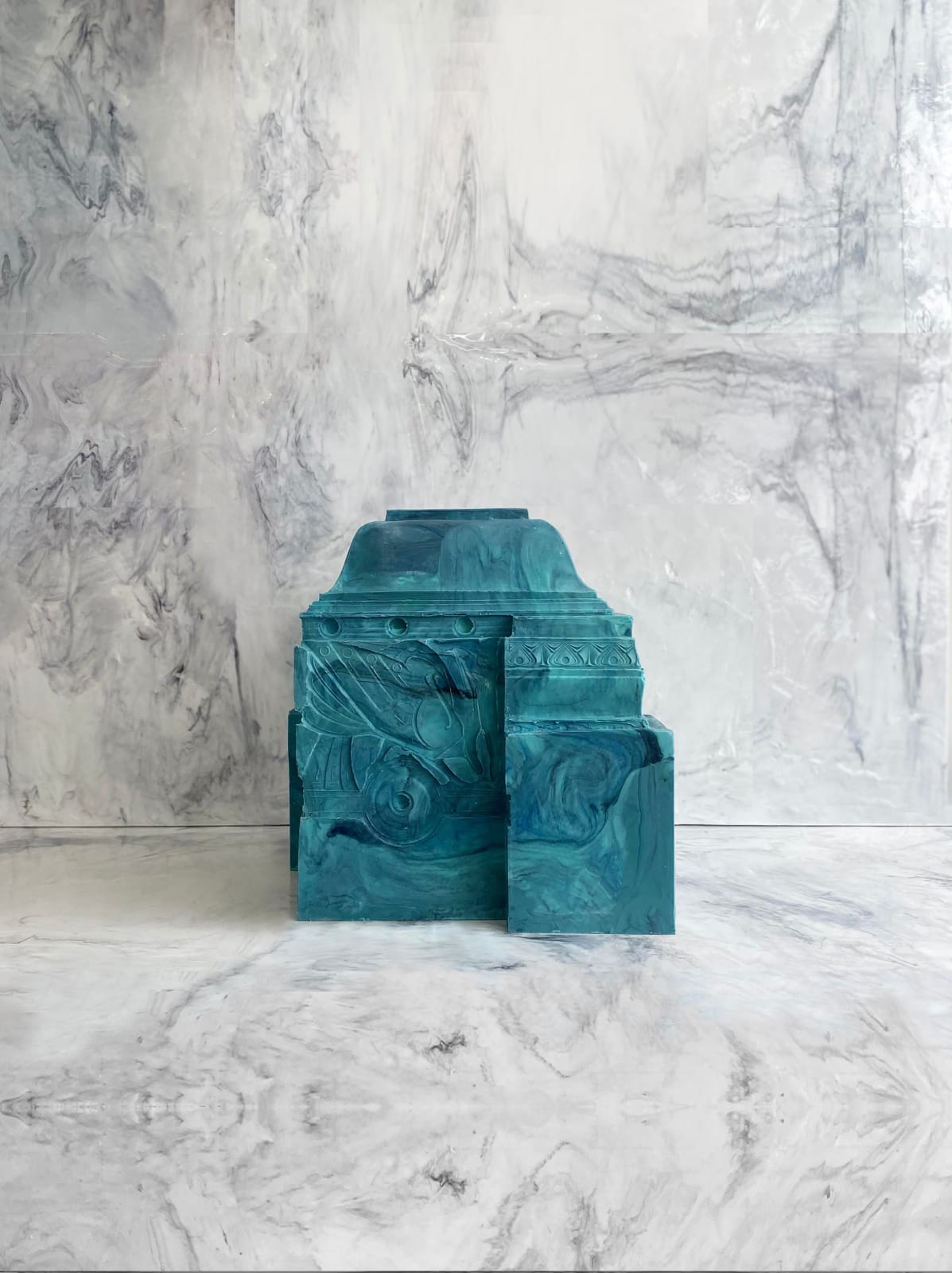 Nynke Koster, UM 1800 (Marble sea blue look)