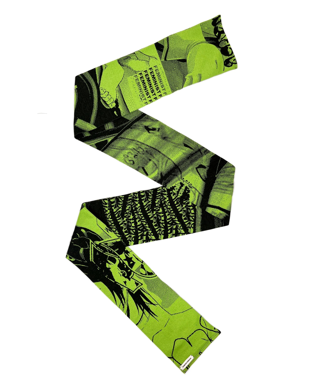 Yamuna Forzani, Green Scarf 03
