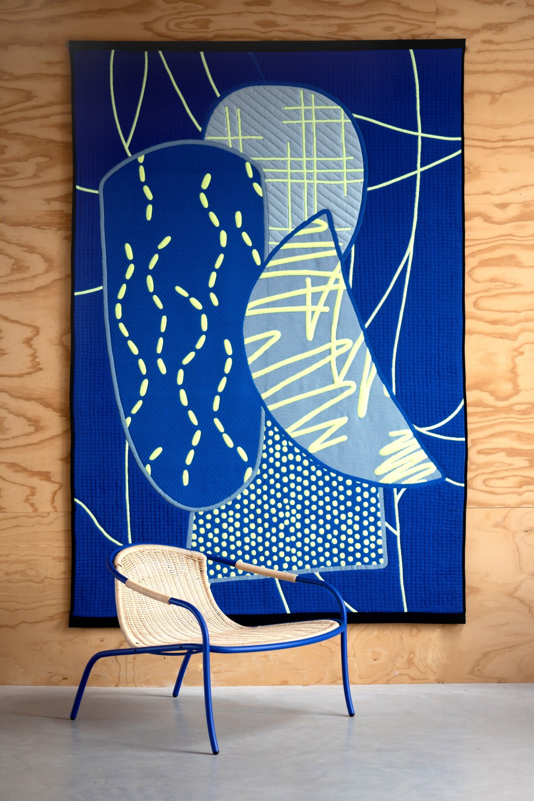 Kiki van Eijk, Raku knit! Blue glaze