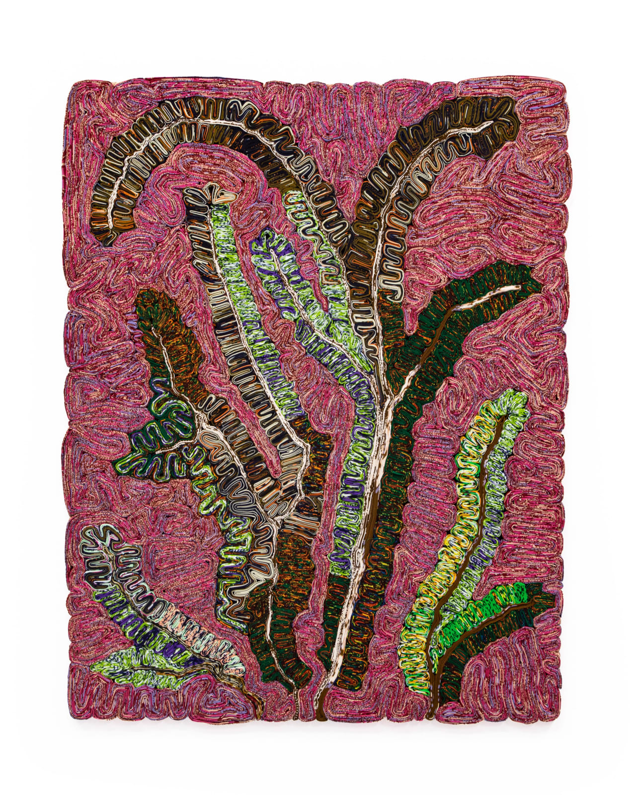 Simone Post, Wall tapestry - krulvaren