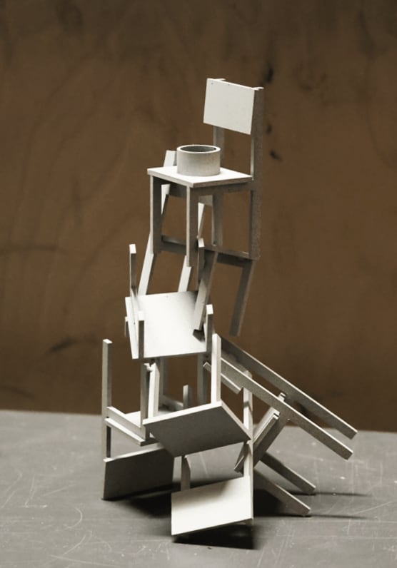 Dirk Duif, Chairholder: Wonky 1 Seater (V15)