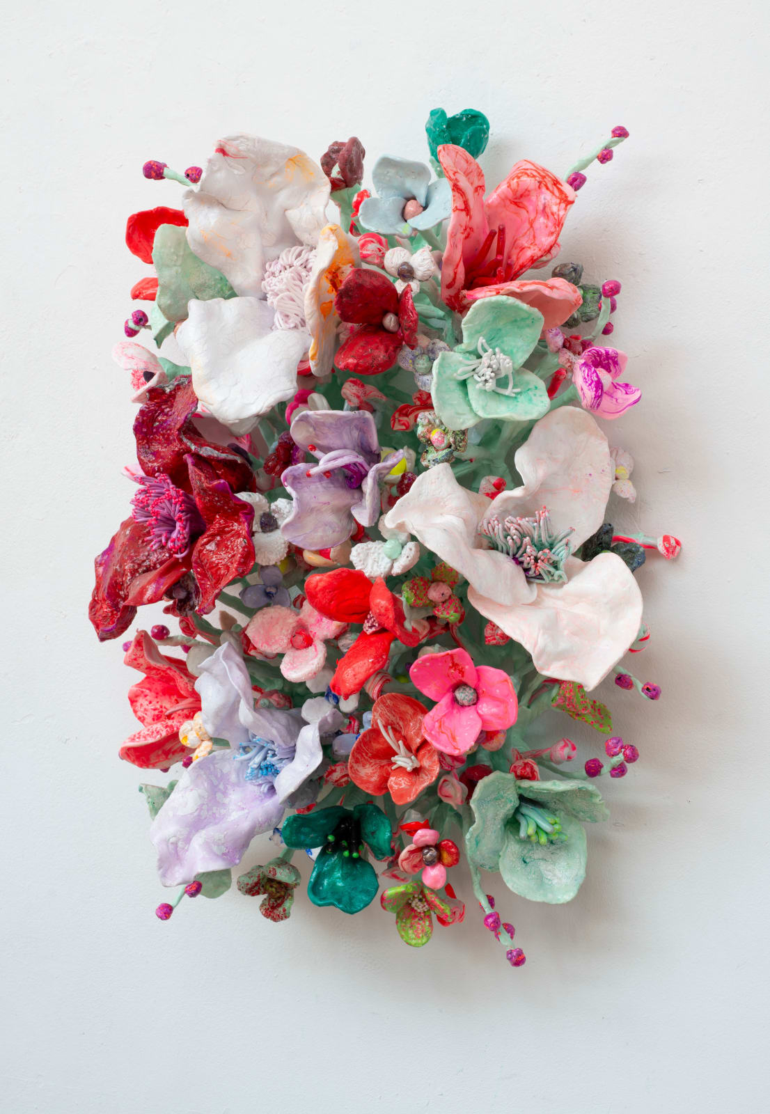 Stefan Gross, G - 'Flower Bonanza' red,small greenwhite