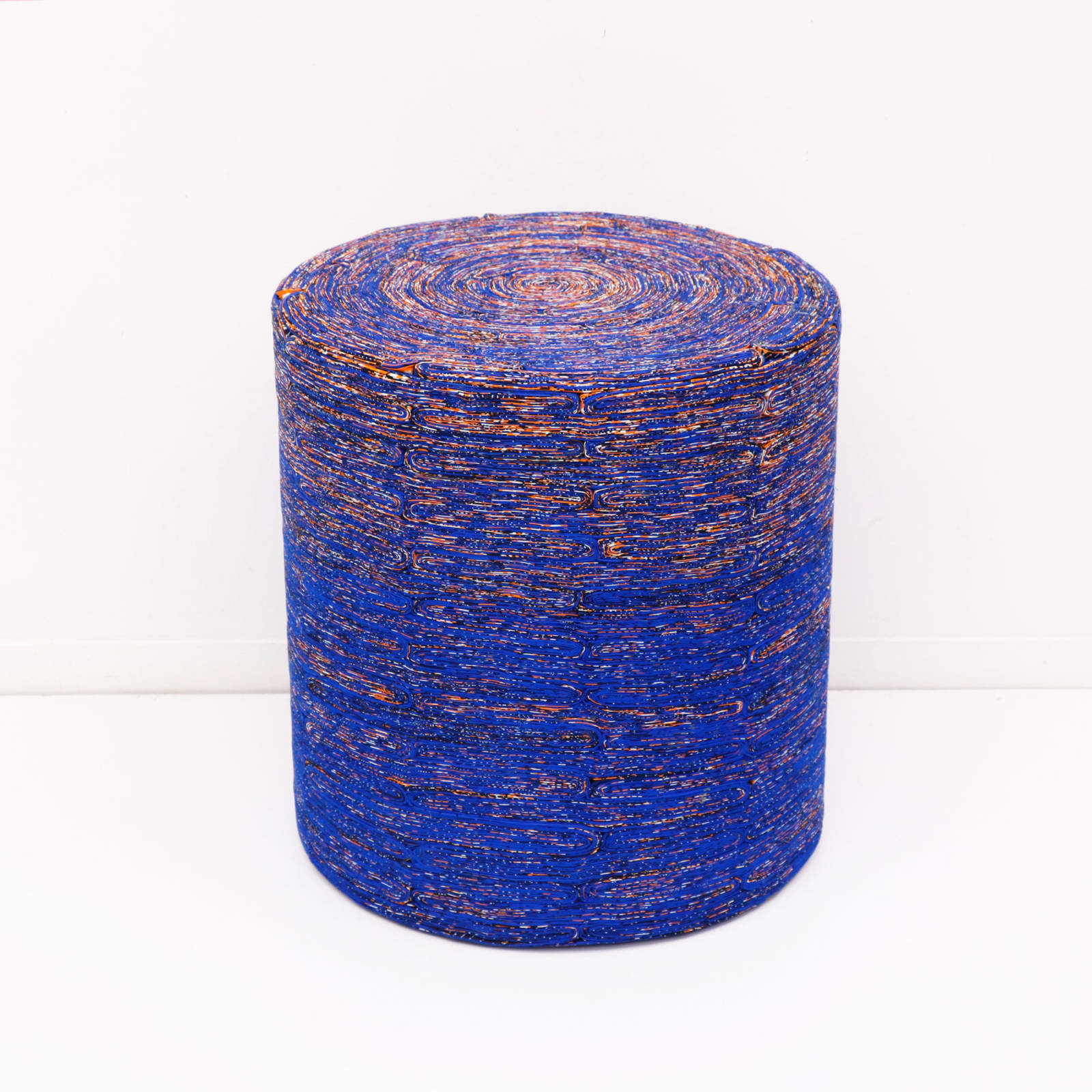 Simone Post, Soft Stool - Blue