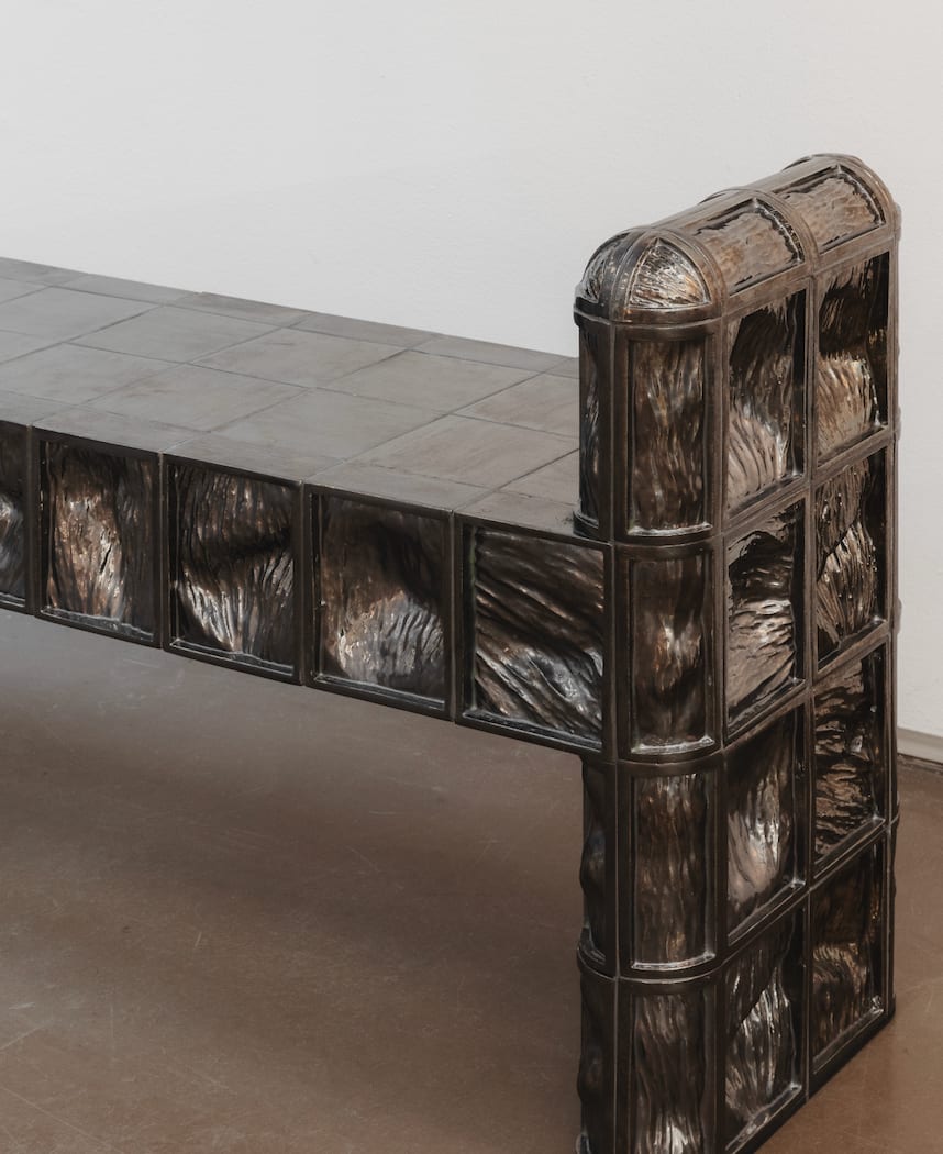 REM Atelier, Shifting Forms Bench, 2025