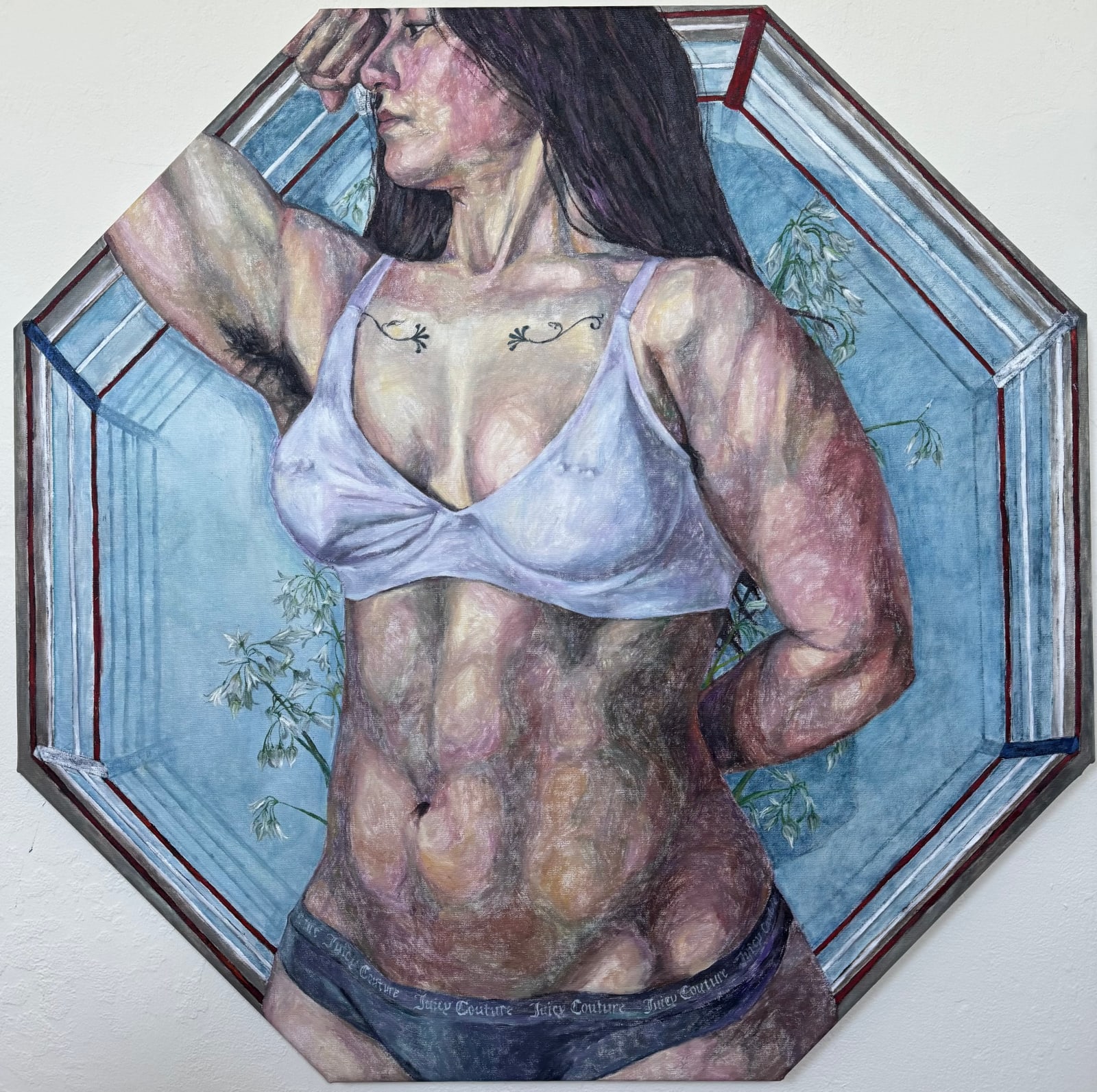 Nibha Akireddy, Strongwoman (Front Single Bicep) with Three Cornered Leeks, 2025