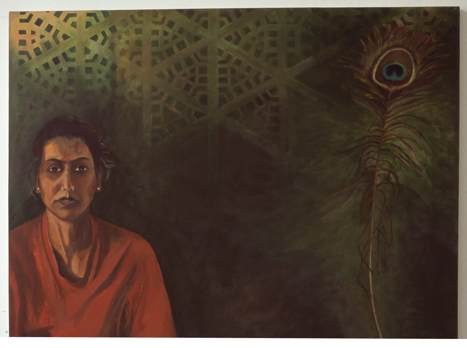 Bhajan Hunjan, Peacock Feather, 1990