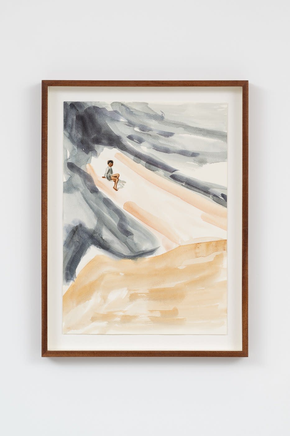 Matthew Krishanu, Boy on Slope, 2024
