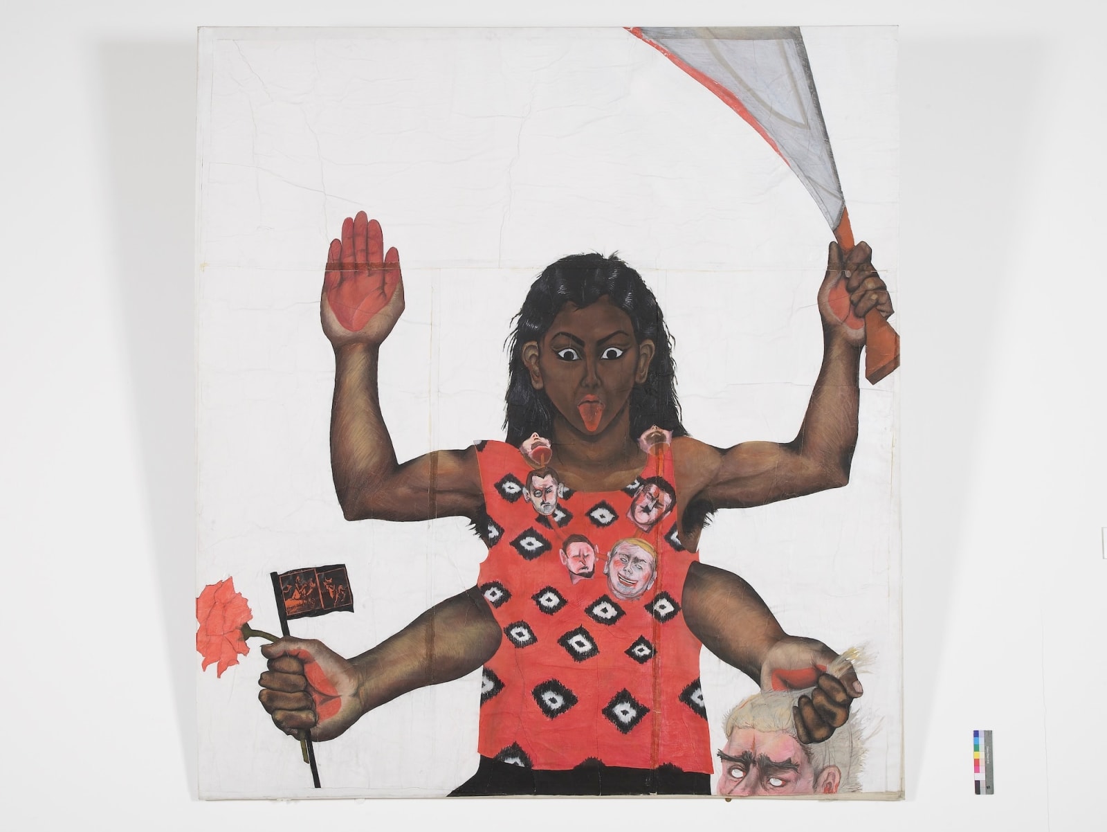 Sutapa Biswas, Housewives with Steak-knives , 1983-85
