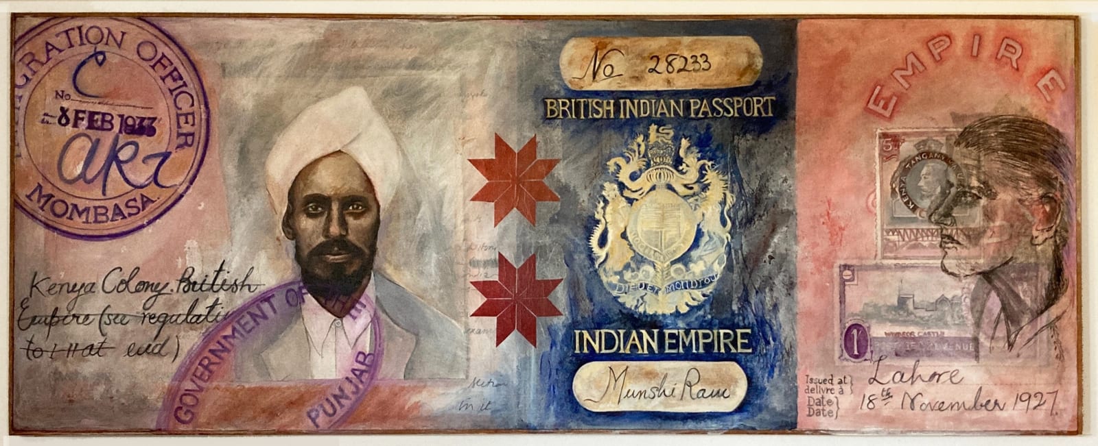 Bhajan Hunjan, My Grandfather's Passport, 1993 - 2023