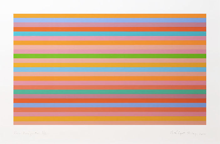 Bridget Riley, Rose Horizontal, 2018