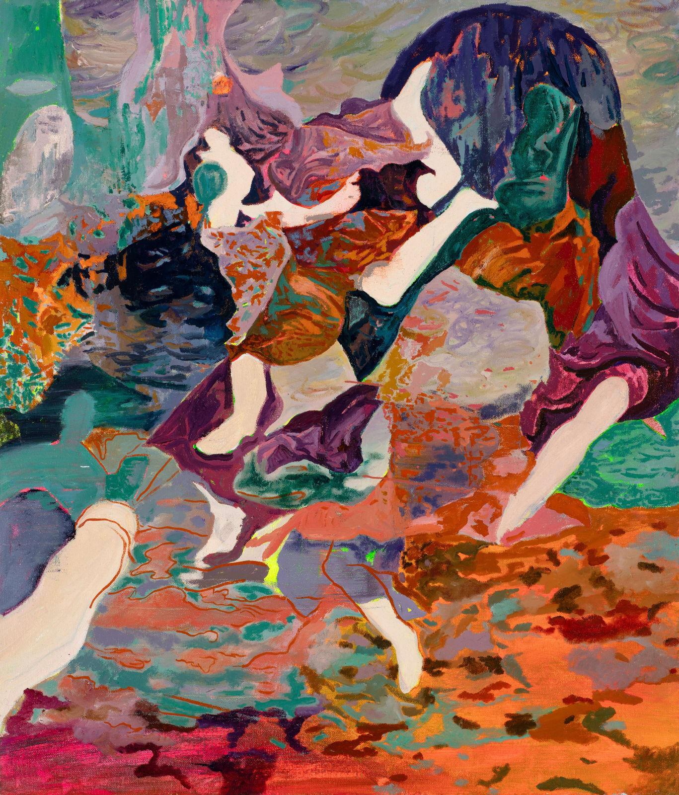 David Price, The Calf (after adoration of the Golden Calf, - Madonna dell' Orto - Venice' Tintoretto), 2024